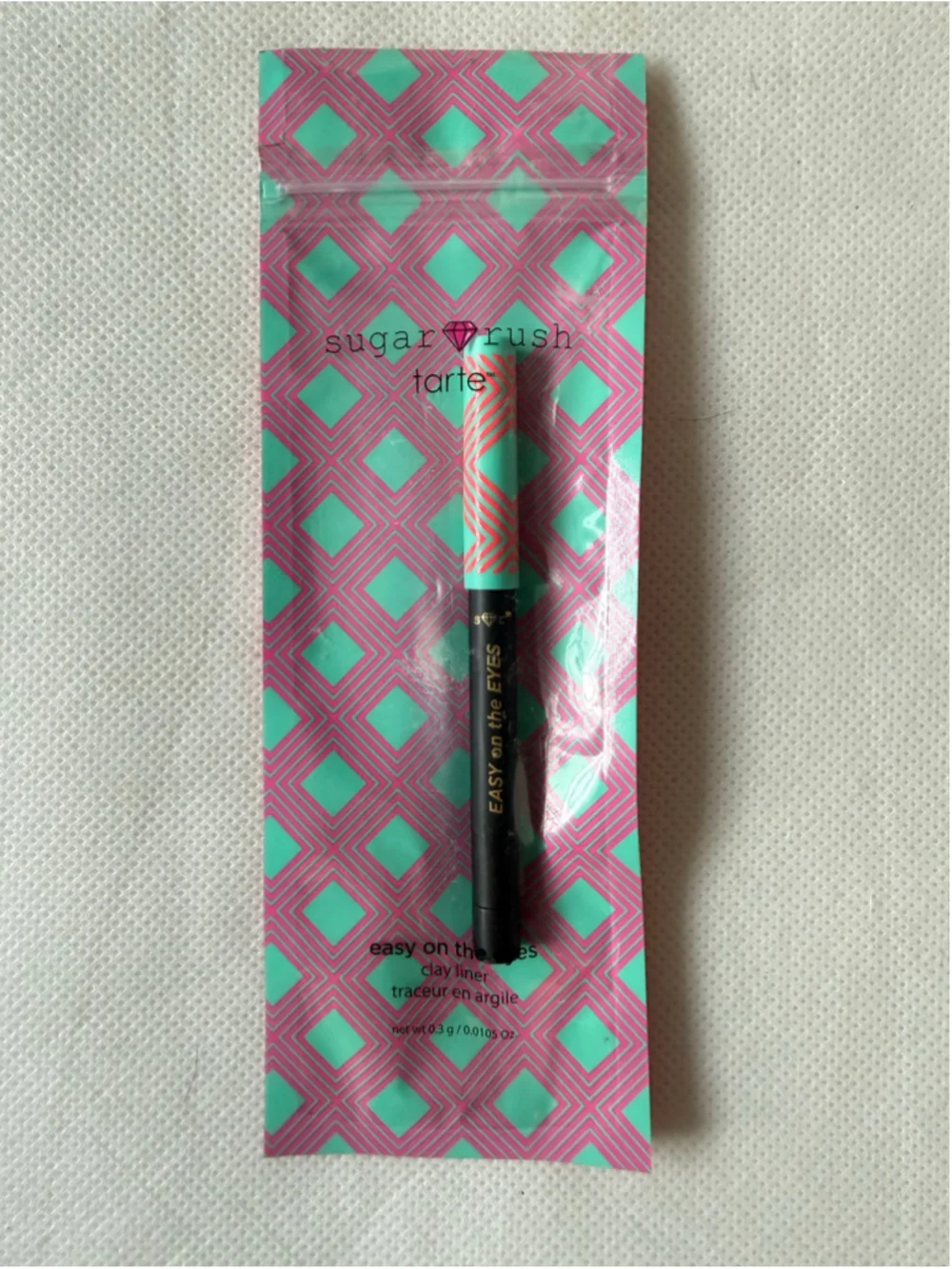 NWT Tarte Sugar Rush Easy on The Eyes Clay eyeliner in Black waterproof